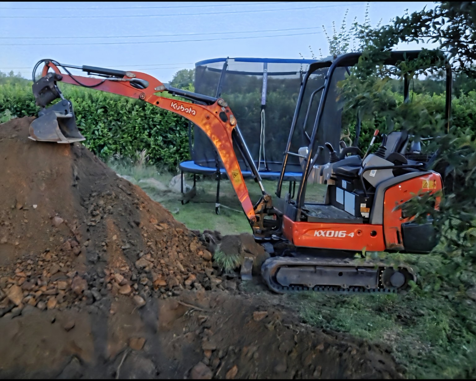 Kubota 1,5-t-Bagger · 99 cm Minibagger